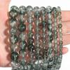 6/8/10/12mm Natural Crystal Beads Green Glass Round Loose Spacer Beads For DIY Jewelry Making Bracelet Necklace Accessories