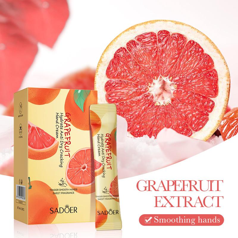 SADOER Avocado Moisturizing Hand Cream 20Pcs Nourishing Smoothing Anti Dry Crack Repair Portable Hand Skin Care