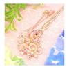 Miaomyao Hairpin, Antique Metal Peacock Hair Accessory, Pink Gold, for Kimono, Yukata, Formal Wear, and Casual Styles