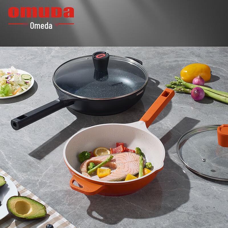 Oumeda 28cm Multi-Functional Non-Stick Wok Frying Pan
