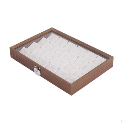 Wooden Jewelry Box Container Storage Case Organizer Tray for Bracelets