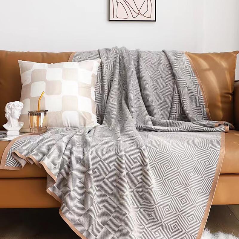 UOSU Geometrisches Muster Kuscheldecke