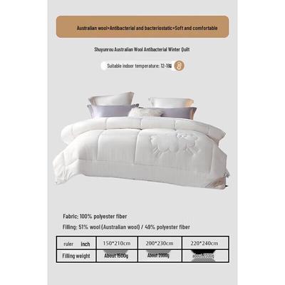Edredón de Invierno de Lana Australiana Mercury Home Textiles