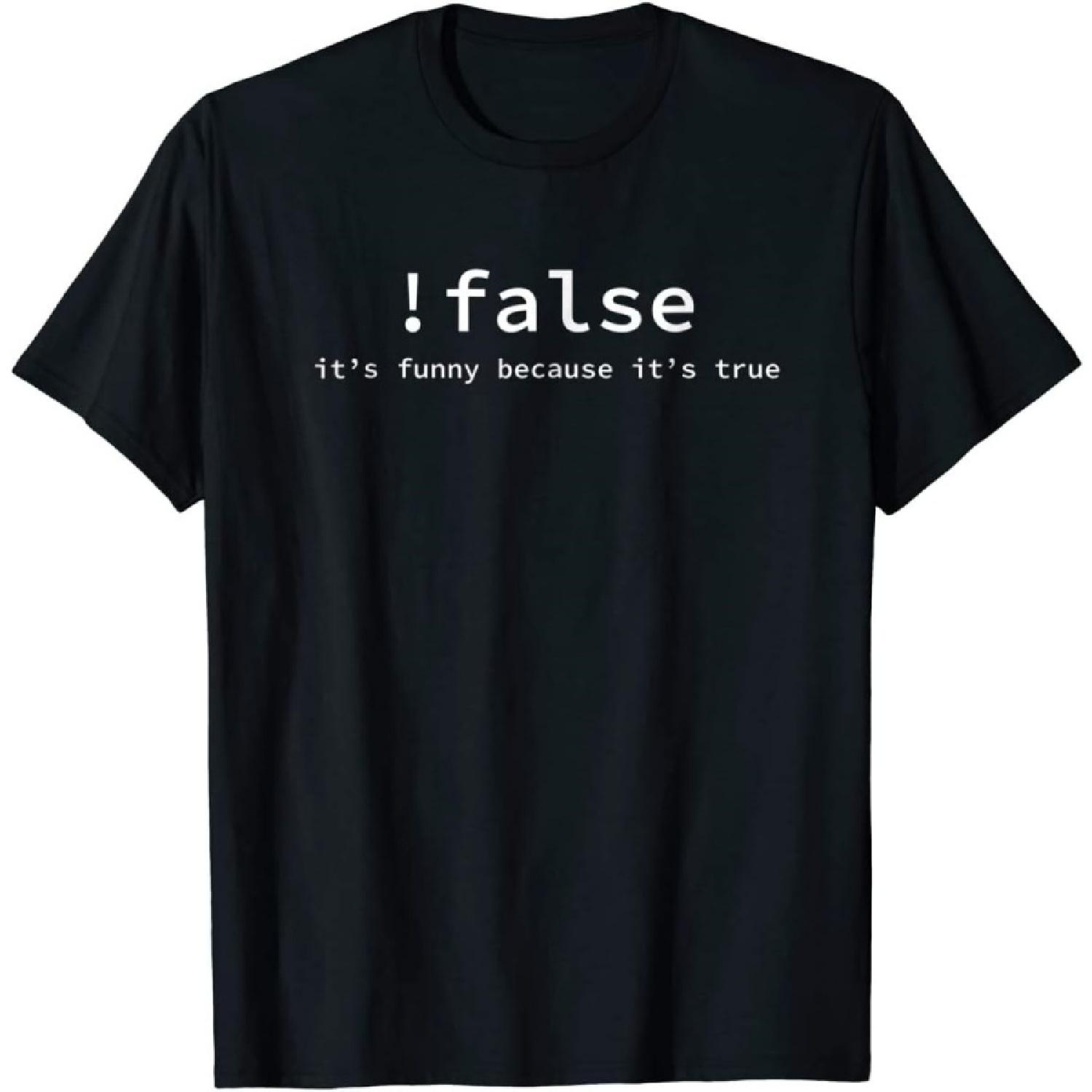 Смешная футболка Kiristyle с надписью «False Programming Coding» для программистов, мужчин S