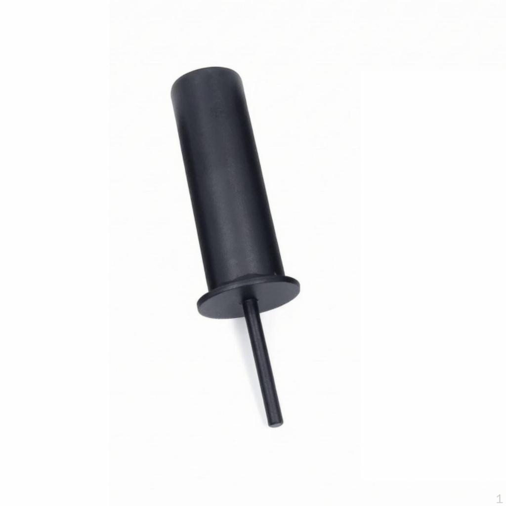 Black Weight Stack Insert Rod Cylindrical Locking Pin Flanged Matte