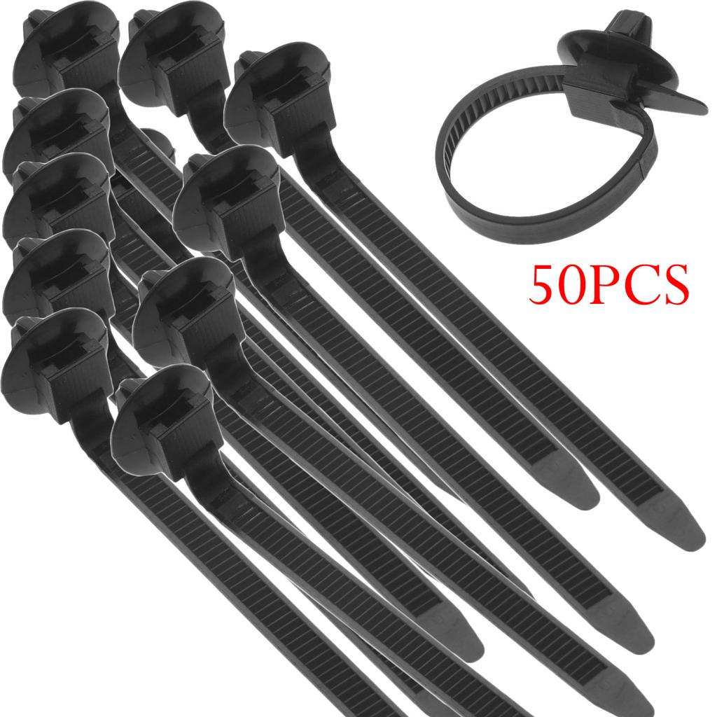 Easy To Use Design Cable Strap Clip Car Wire Tie Nylon Cable Tie