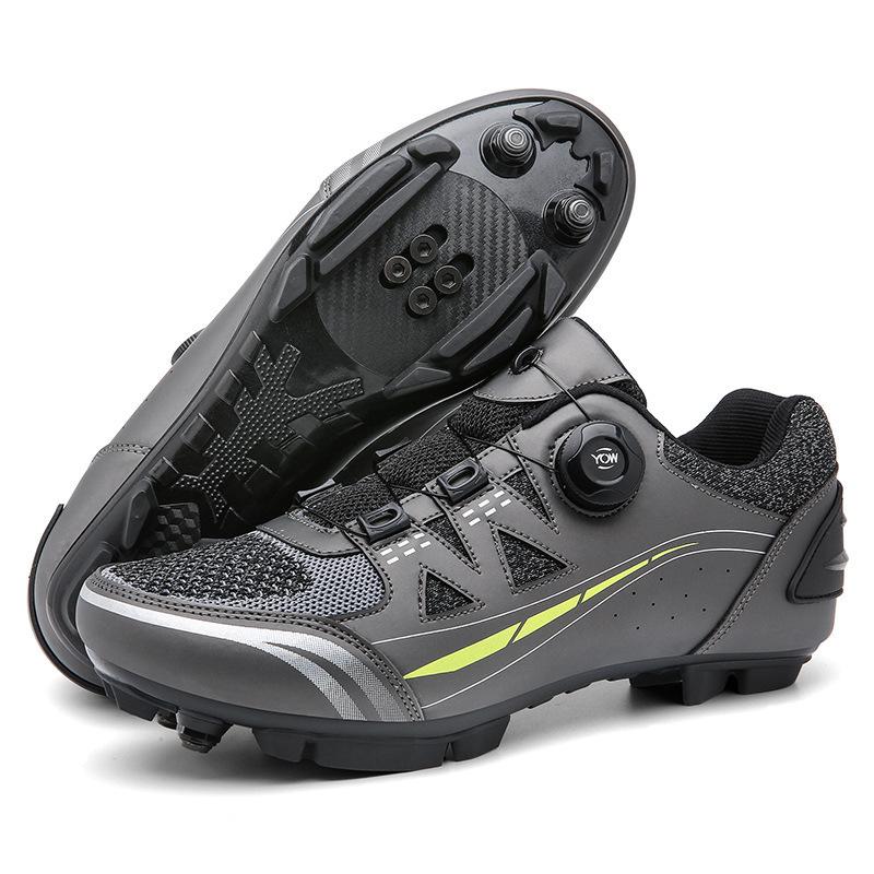 New Road Self-locking Cycling Shoes Hard-soled Mountain Bike Shoes Help Bicycle Lock Shoes Men's Riding