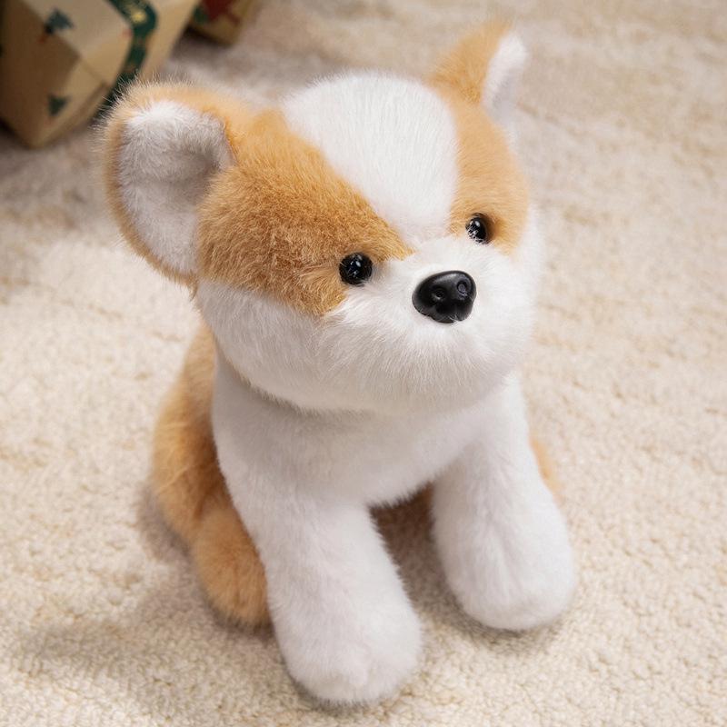 Small Plush Husky Shiba Inu Dog Toy - Soft Comfort Doll for Kids