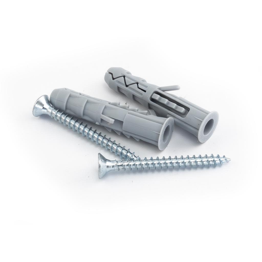Expansion Plug 8X40Mm With Screw 4X40Mm 100Pcs Universal Wall Plug