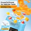 Liquidificador Portátil Sem Fio de Tamanho Pessoal - Mini Liquidificador Faz Smoothies e Shakes, Copo de Viagem de 380ml Livre de BPA para Escritório/Casa/Academia