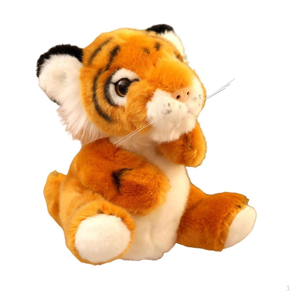 Animal Hand Puppet Toy, Tiger Plush Figure for