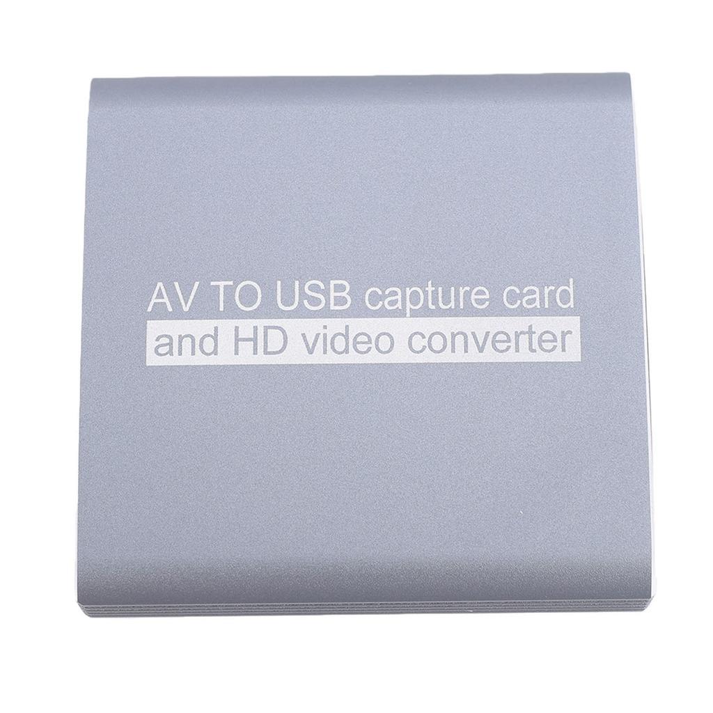 AV to Digital Converter HD Multimedia Adapter USB Video Capture Card Support for Hi8 Save Old Videos to Laptop and