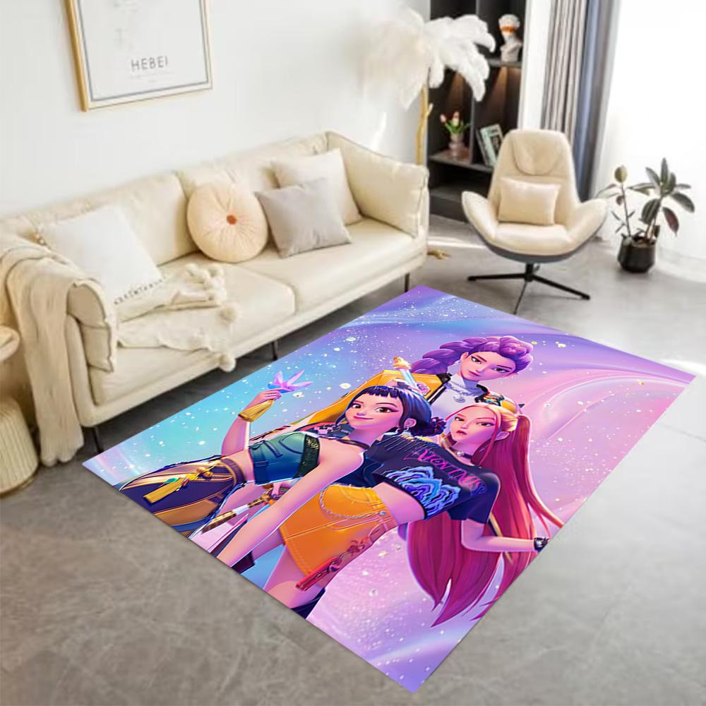 Futuristic Fashion Show Floor Rug Office Rug Design for Dormitory Bedrooms Decorate room Kitchen Anti-slip Rug Decorate Offices Gift for Festivals