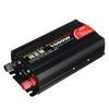 Nowe DC 12V 24V Do AC 220V Moc Solarne Inwertery Samochodowe 1000W Inwerter Czystej Sinusoidy z Wyświetlaczem LED Konwerter Napięcia Czarny