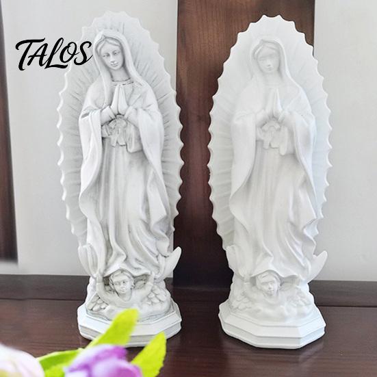 Collectable Character Figurine Our Lady of Guadalupe Religious Statue, Virgin Mary Figurine, Resin Sculpture, Desktop Ornaments Inspirational Art for