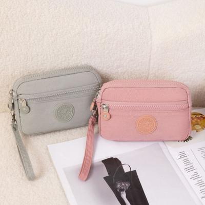 Waterproof Double Layers Zipper Coin Bags Purse Large Capacity Wallet Pouch Card Holder Bank ID Credit Card Keys Storage Bags