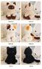 Cute Cat Plush Toy Trio: Siamese, Black, and Calico Soothing Dolls for Kids