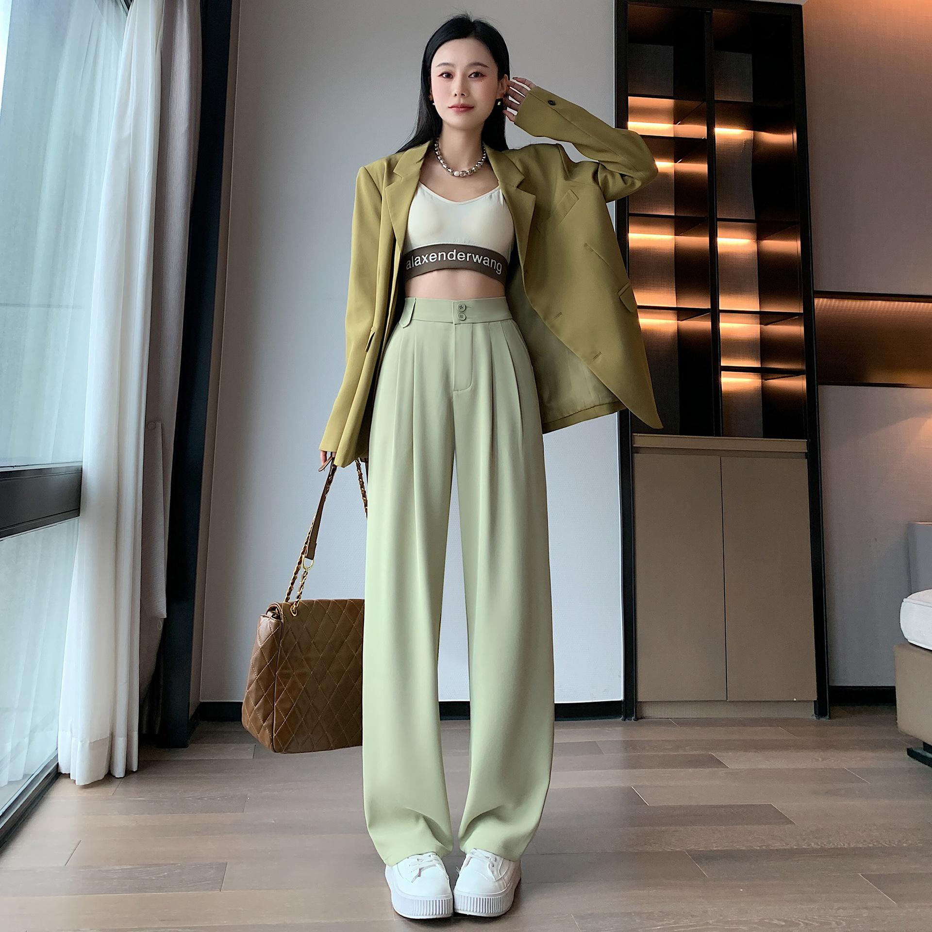 Plus Size Women s Elastic High Waist Slimming Loose Fit Summer Pants S