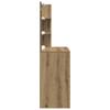 Makeup Table with LED Lights Artisan Oak 60 x 40 x 140 cm