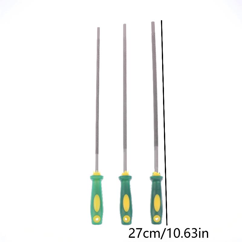 

S-3Pcs/set Chainsaw Sharpening File Kit, 4.0mm 4.8mm 5.5mm Round High Carbon Steel File For Saw Chain Woodworking Tools Parts