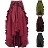 Plus Size Women's Solid Color Midi Tulle Skirt