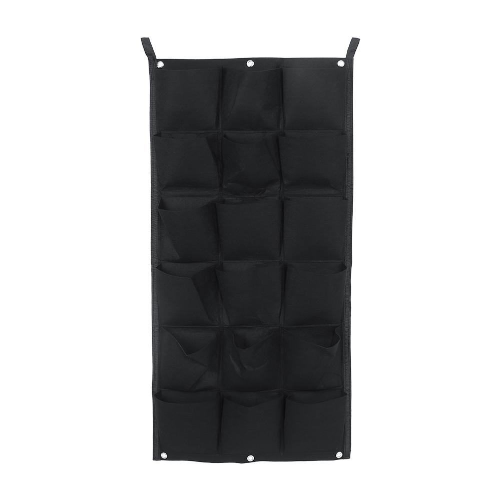Pocket Vertical Felt Garden Plant Grow Container Bags Wall Hanging Planter 18  Pocket 100*50CM