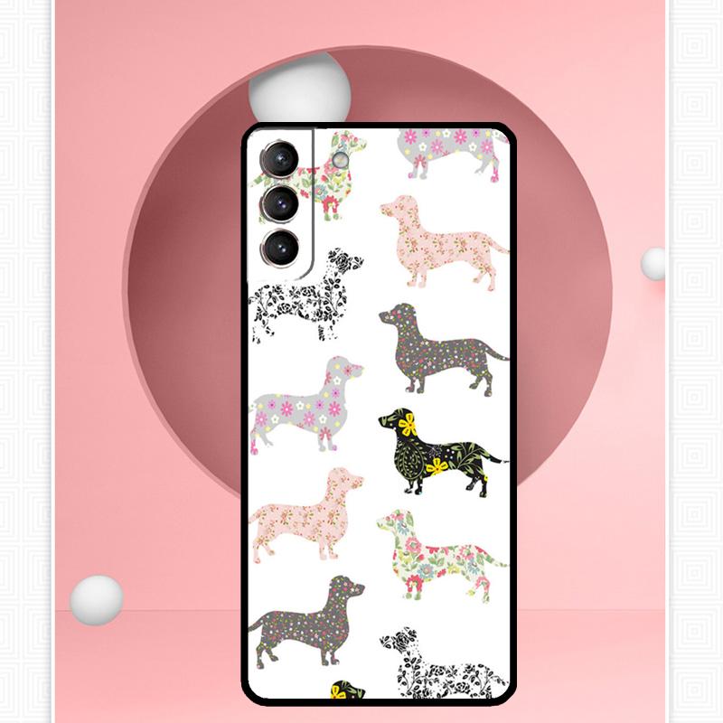 Sausage Dog Dachshund Quotes Case For Samsung Galaxy S24 Ultra S20 S21 S22 S23 S25 Ultra S9 S10 Plus S25 FE Cover Funda