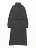 LIFE STORE by BEAMS Layered Knit Size M BMING Dress, Women's, Gray,