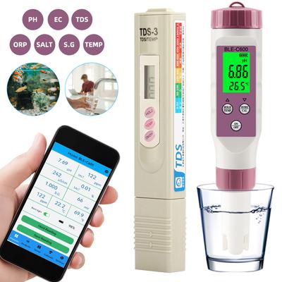 2/7 IN 1 PH TDS Meter Bluetooth-Compatible Temp/ORP/EC/TDS/Salinity/S.G /PH Tester APP Control for Aquarium Water Quality Tester