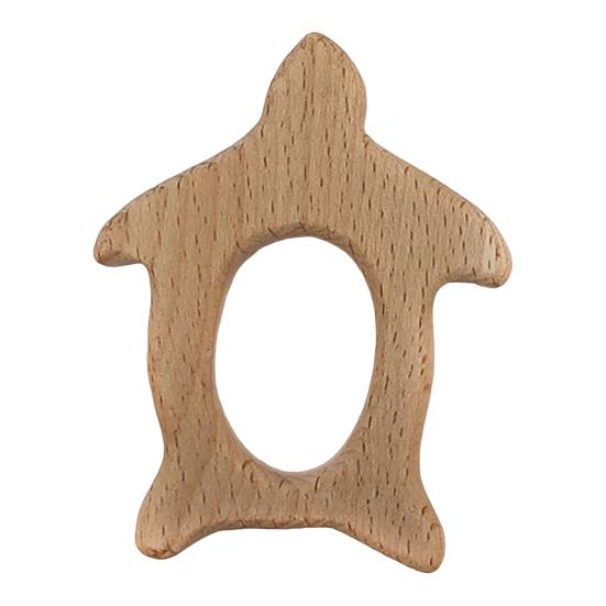 Juguetes Mordedores de Madera para Bebé Juguetes para Masticar de Madera de Haya Natural para Bebés Anillos de Dentición Educativos con Formas de Animales