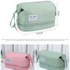 Large Capacity Double Layer Cosmetic Bag Travel Portable Wet and Dry Separation Storage Bag Swimming Toilet Bag