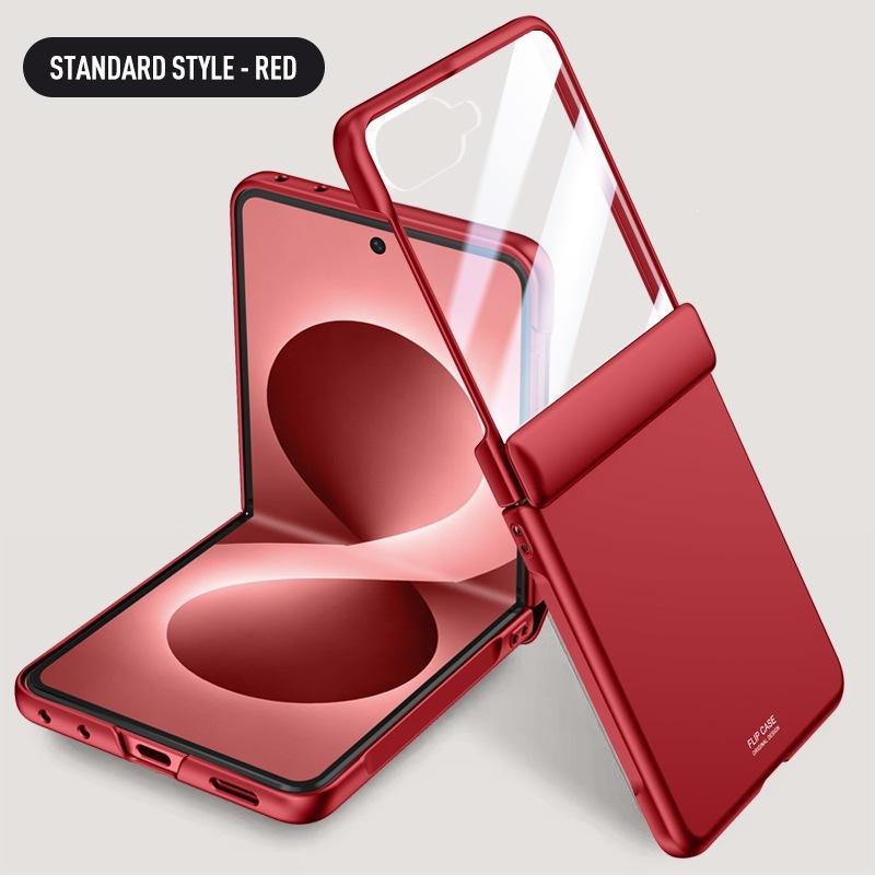 Applicable to Samsung ZFlip8 mobile phone case, matte skin-sensitive magnetic suction zflip7 all-inclusive shell film integrated anti-drop cover