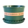 Large Green Gallon Flower and Vegetable Planting Pot - Thick, Wide Plastic for Radish and Rose