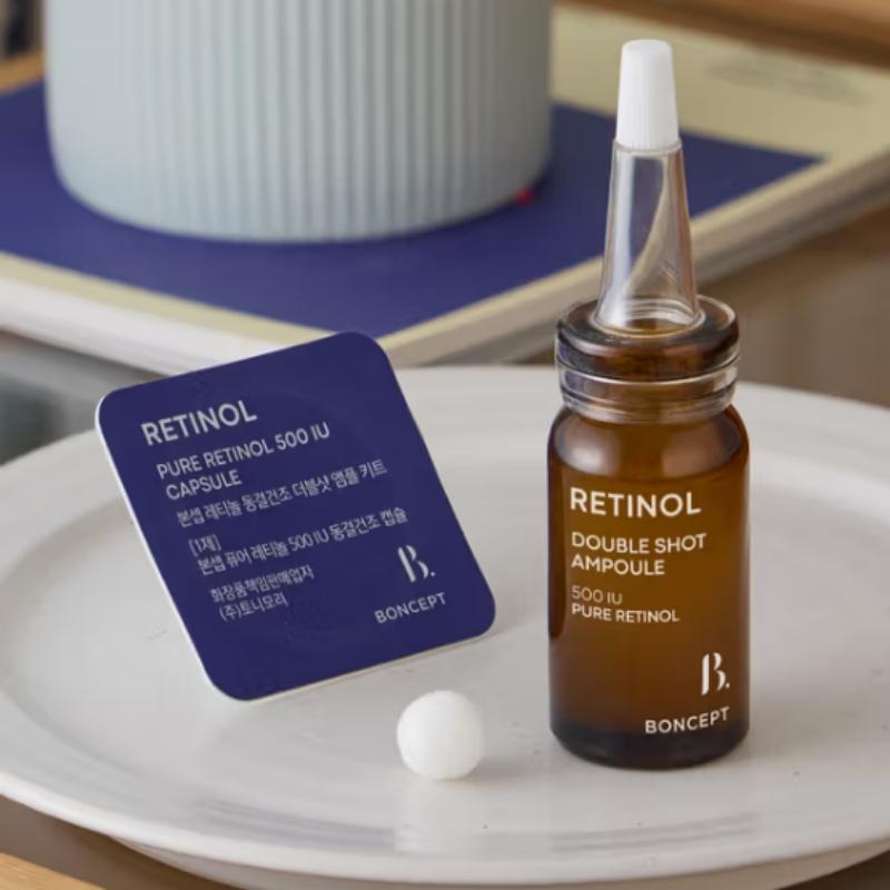 BONCEPT Retinol Freeze-Dried Double Shot Ampoule Kit 45mg+10ml/90mg+20ml