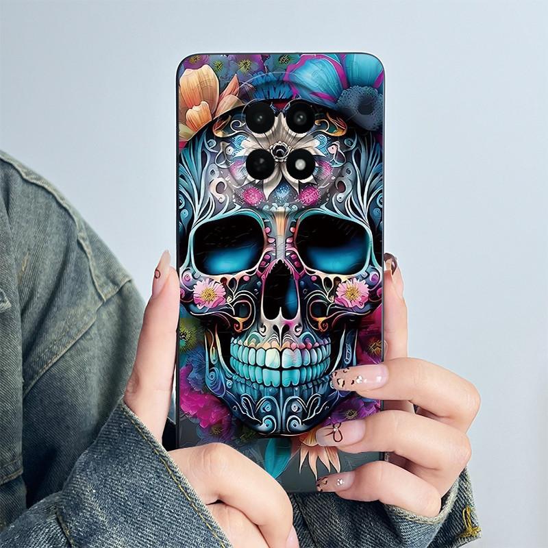 Für Realme 12 5G 12X Narzo 70X Handyhülle RMX3999 RMX3997 Funda Weiches Silikon Süß Bemalt Mode Coque Mit Blumenmuster Abdeckung
