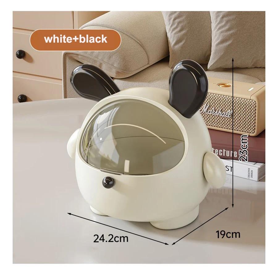 

Desktop Storage Box Cartoon Large-capacity Creative Plastic Hair Clips Jewelry Storage Mini High-end Hair Accessory Storage Box