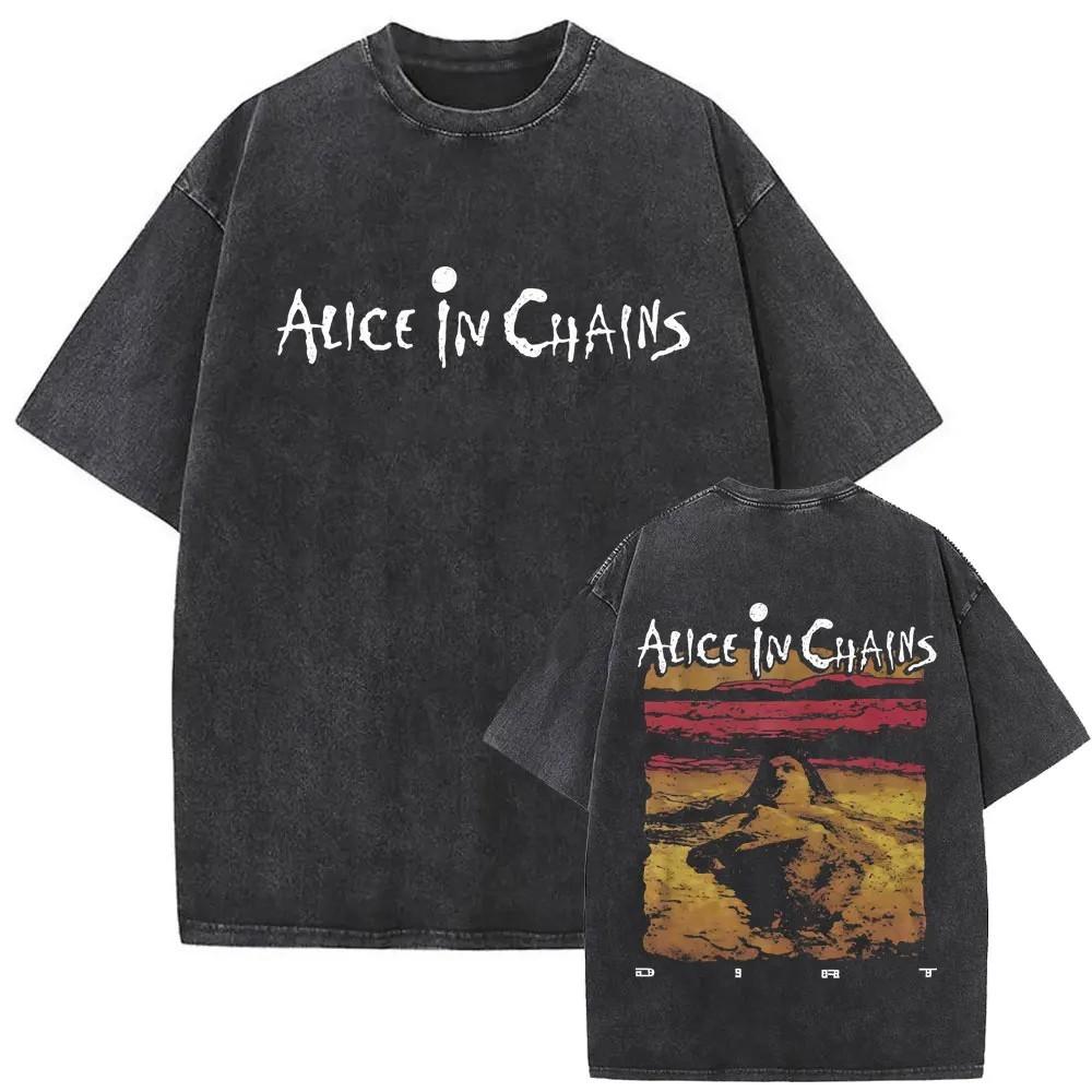 Alice In Chains T-Shirts Graphic Print Cotton Unisex Unbranded T-Shirts Rock S