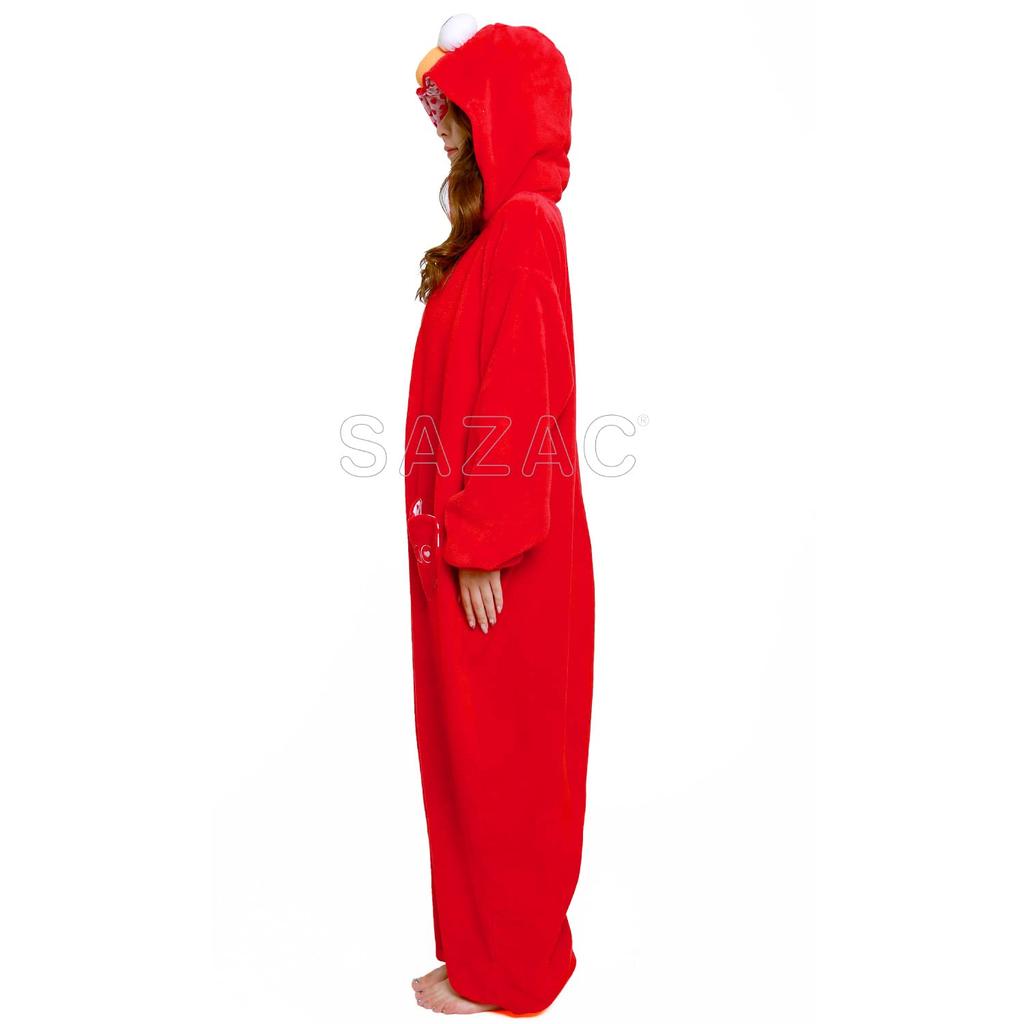 SAZAC Elmo Fleece Kigurumi KOS-071, One Size Fits All (Adult)