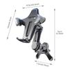 Shockproof Fast Release Car Air Vent Phone Mount Support Universal Y Shaped Bracket ABS Construction Anti Shake Design