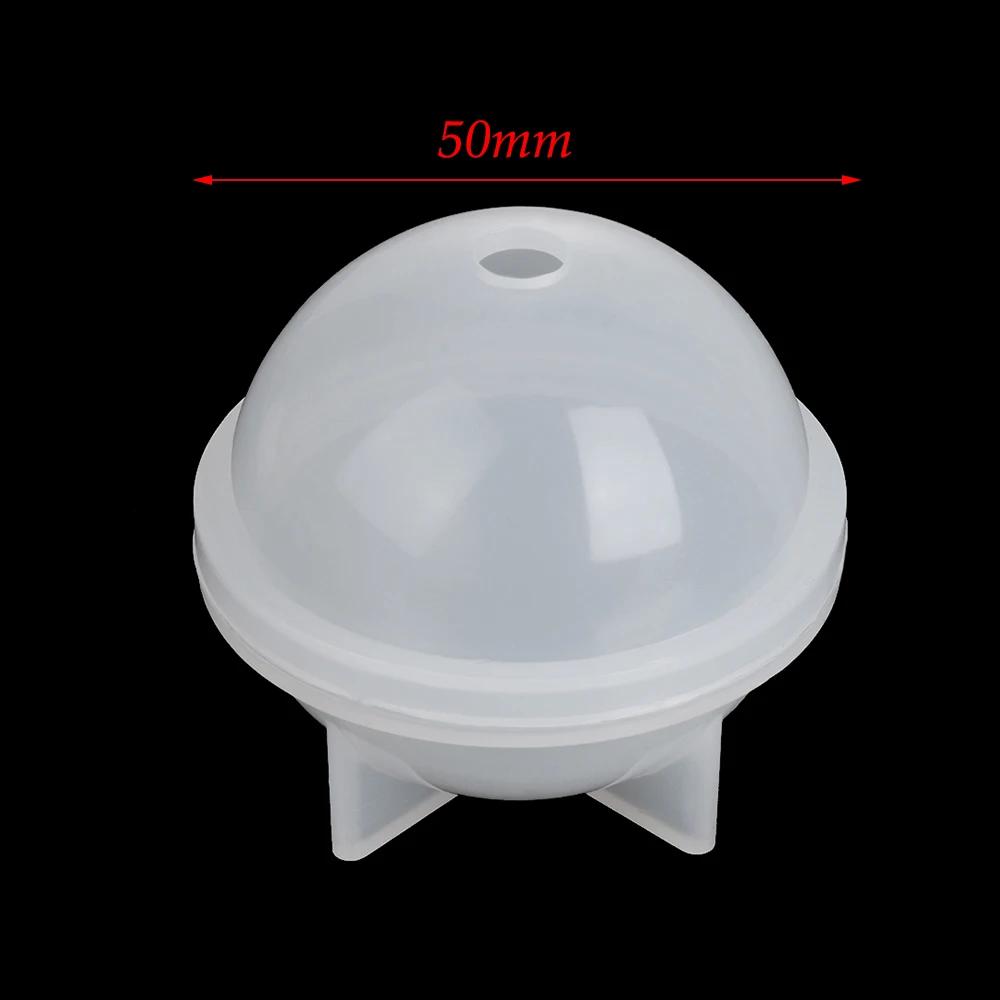 Sphere Mould DIY Ball Silicone Mold Transparent Mould for Making Cake Resin Craft Ball Jewelry Making Home Decoration