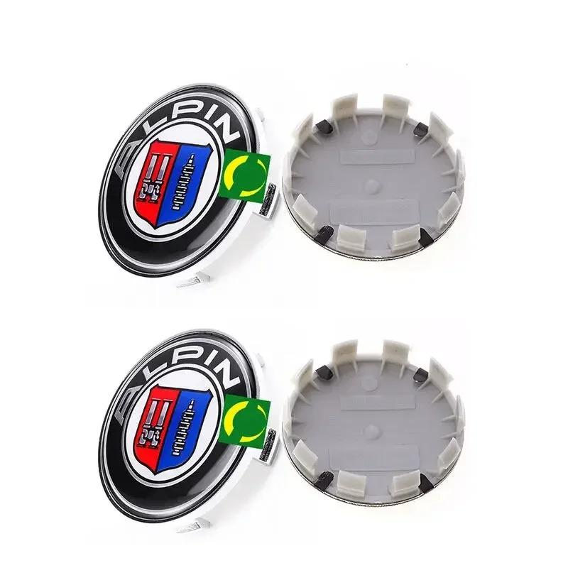

4Pcs 68Mm Wheel Center Hub Caps Car Logo Badge Emblem For BMW 1 3 5 7 Series X1X3X5 Auto Rim Covers