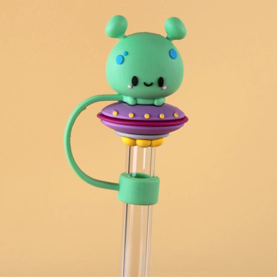 Cute Straw Covers Cap Leak-proof Straw Cap 10mm Diameter Drinking Straw Cover Dust-Proof Straw Lid for 30oz 40oz Tumblers And Outdoor Travel