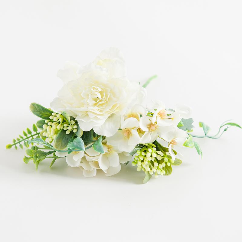 

Artificial Flowers Silk Peony Roses Wedding Bridal Bouquet Festival Home Outdoor Garden Wreath Arch Wall Hot Sale DIY Decoration 1pc білий