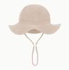 Spring Summer 0-3Y Boys And Girls Fisherman's Hats Adjustable Gauze Caps Infant Bucket Caps Cute Solid Beanies