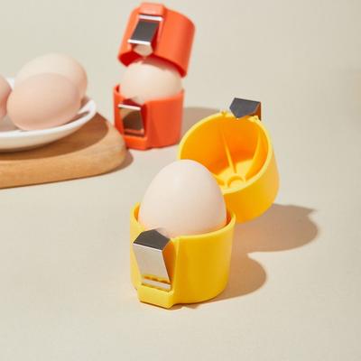 3pcs Cylindrical Eggshell Opener Professional Egg Breaker Portable Egg Shell Separator Baking