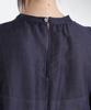 Nano Universe Linen Blend Sheer Blouse with Volume Size F Women's Sleeves, Ivory, 037, 669-5120317
