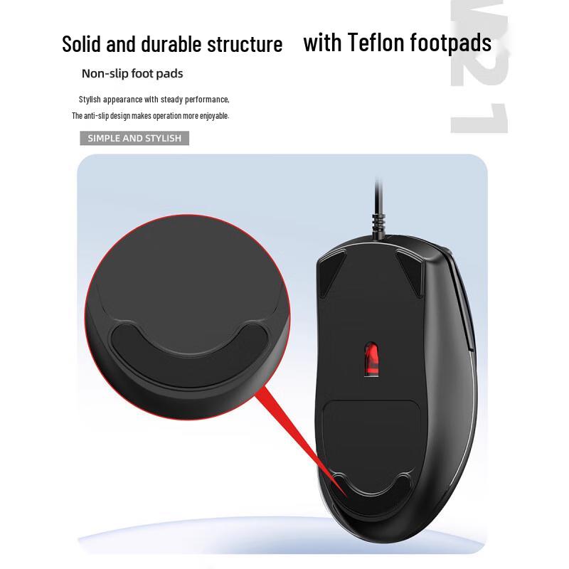 Lenovo PW21 Wired Keyboard and Mouse Combo