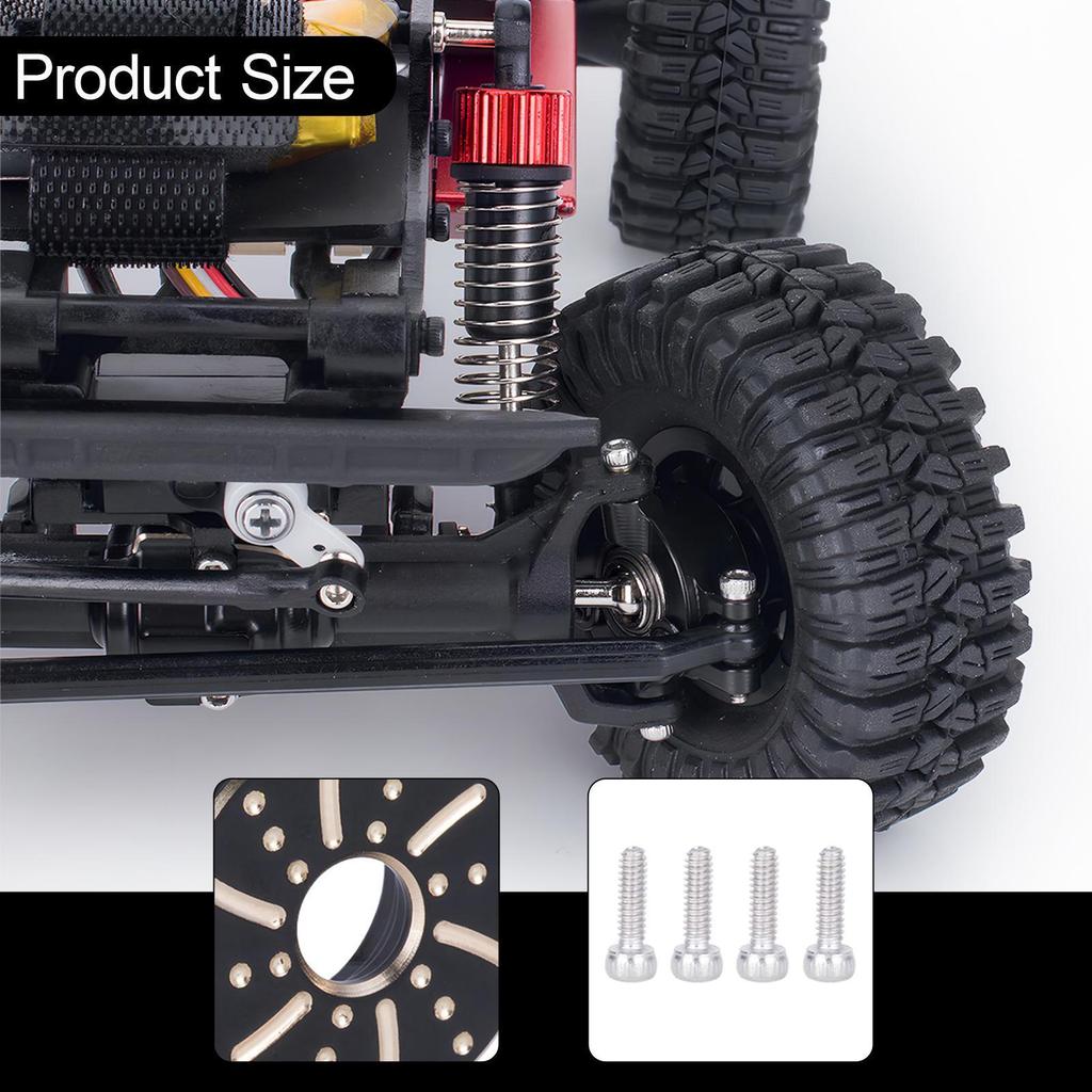 1:32 RC Crawler Brass Steering Knuckles Upgrade Maintenance Repairing Simulation Climbing Vehicle