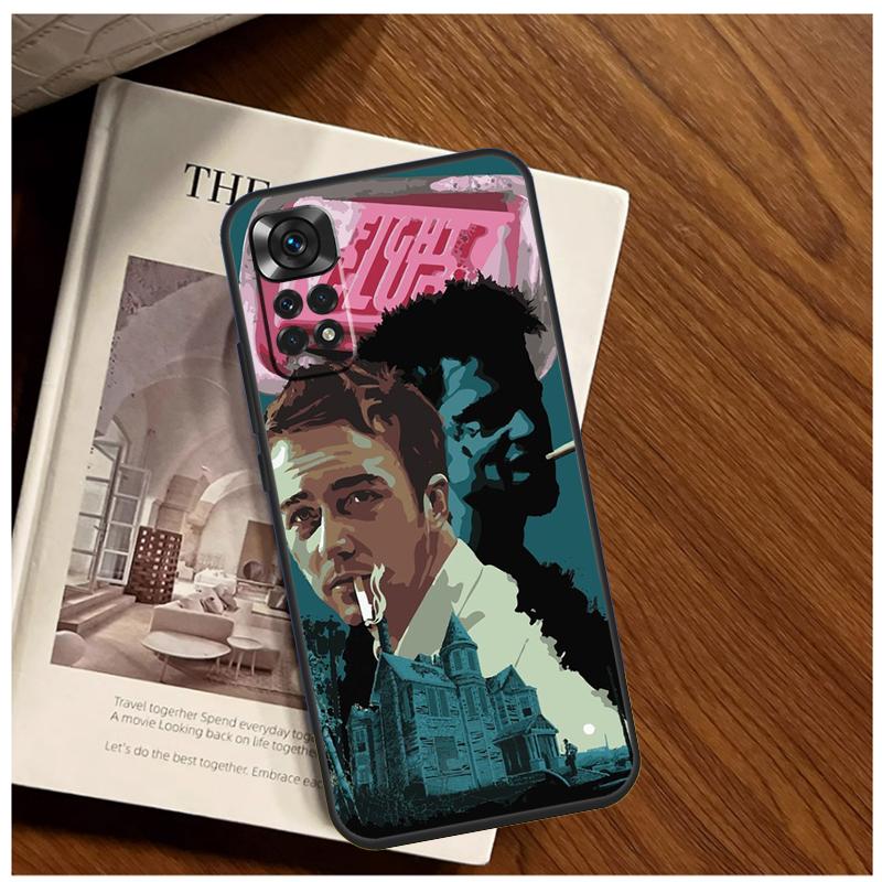 Fight Club Case For Xiaomi Redmi Note 14 9 10 11 12 13 Pro 11S 12S Cover For Redmi 15 C 14C 12C 10C 13C