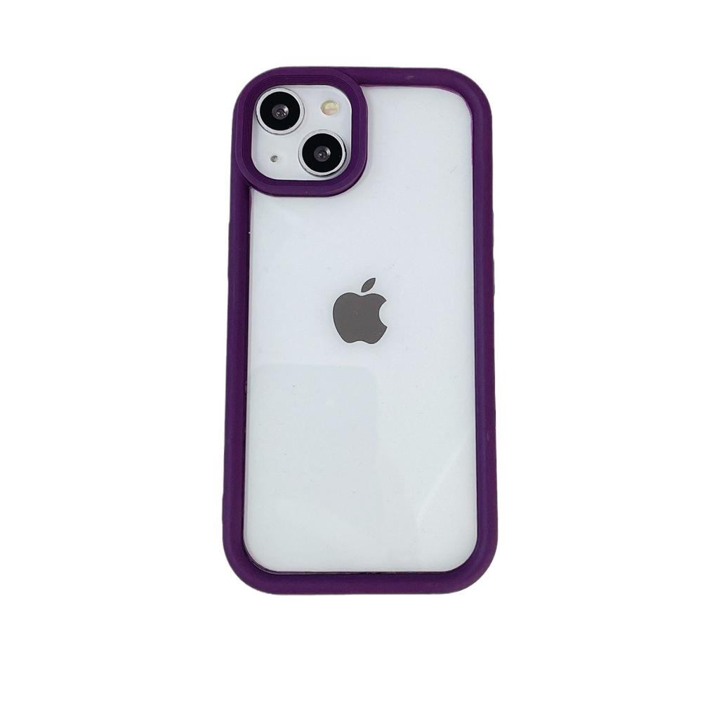 Suitable for Apple 15promax, Acrylic Photo Frame, Phone Case, IPhone14 Full Cover, Anti-drop 13 Simple Protective Case